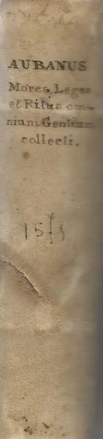 BOEHME, JOHANN. Omnium gentium mores, leges et ritus ex multis clarissimis.