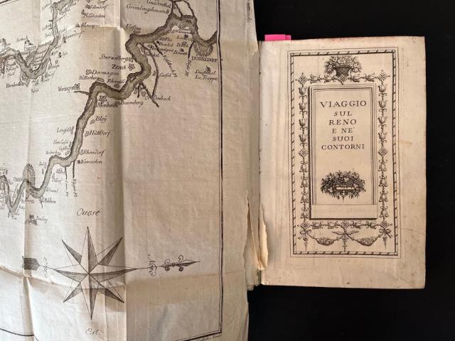 BERTOLA AURELIO DE GIORGI. Viaggio sul Reno e ne' suoi contorni.