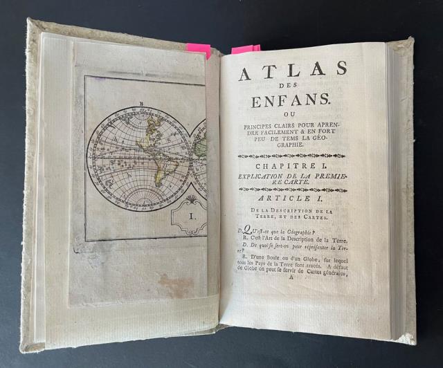 ANONIMO. Nouvel Atlas des Enfans ou Principes Clairs pour apprendre facilement..
