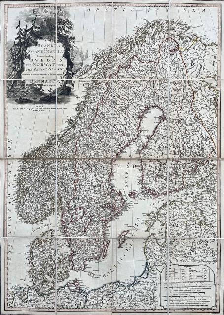 DELAROCHETTE, L. S. Scandia or Scandinavia Comprehending Sweden, and Norvay...