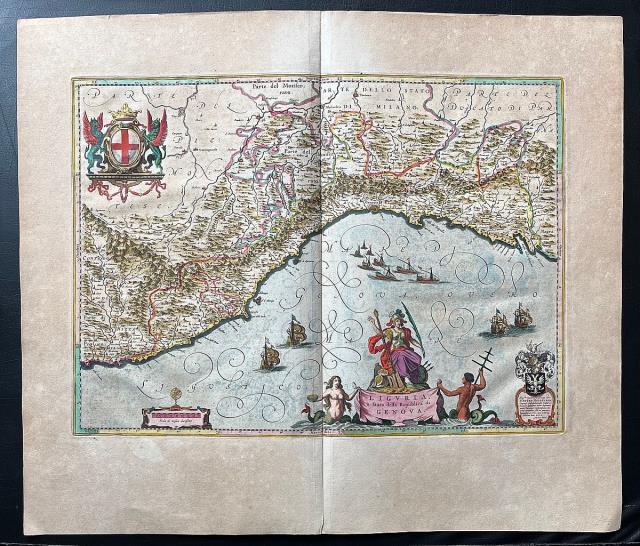 BLAEU, JANSZOON. Liguria o stato della Repubblica di Genova.