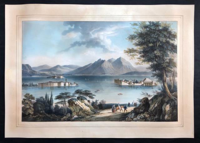 ANONIMO. Veduta delle Isole Borromee e dell’Isola Bella.