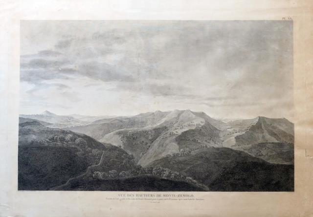 BAGETTI, GIUSEPPE - LEGRAND. Vue des hauteurs de Monte – Zemolo. Jonction de...