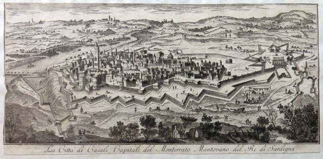 SALMON, THOMAS. La città di Casale, Capitale del Monferrato Mantovano, del Re...