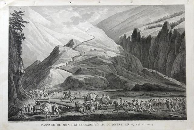 VERNET, CARLE. Passage du Mont St. Bernard, le 30 Floréal an 8 (20 mai 1800).