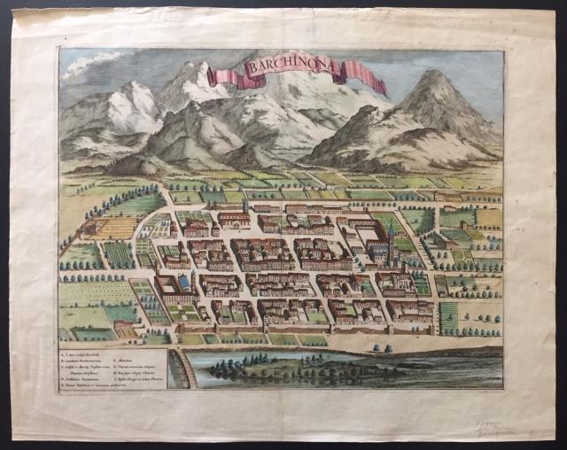 BLAEU, IOANNES. Barchinona (Barcellonette).
