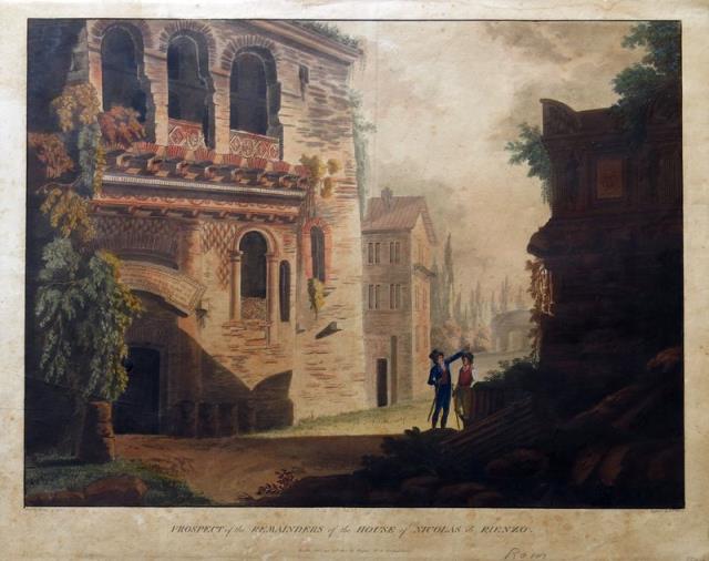 HAUER, I. T. Prospect of the Remaiders of the House of Nicolas di Rienzo.