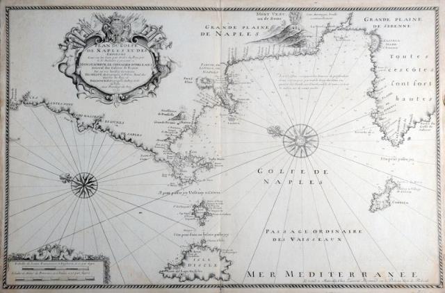 MICHELOT, HENRY - BREMOND, LAURENS - STARCKMAN, PETER. Plan du Golfe de Napl...