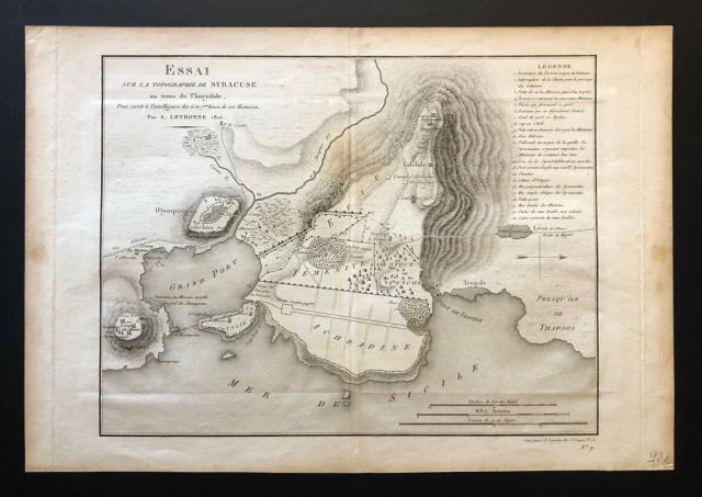 LETRONNE, A. Essai sur la Topographie de Syracuse au tems de Thucydide.
