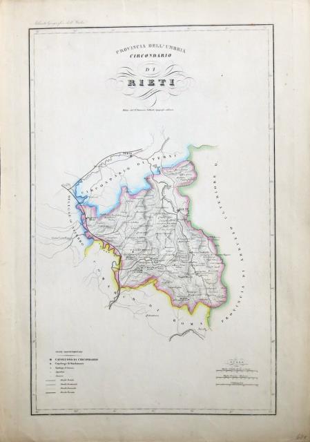 VALLARDI, FRANCESCO. Provincia dell’Umbria. Circondario di Rieti.