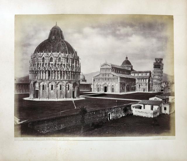 BROGI (Editore). Pisa. Panorama della Piazza del Duomo.