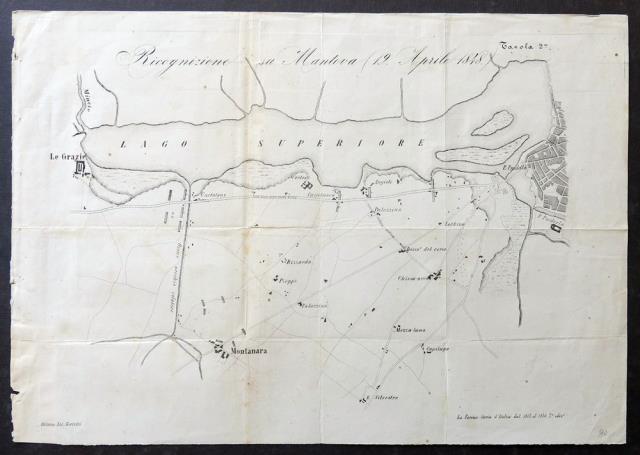 LA FARINA. Ricognizione su Mantova (19 aprile 1848).