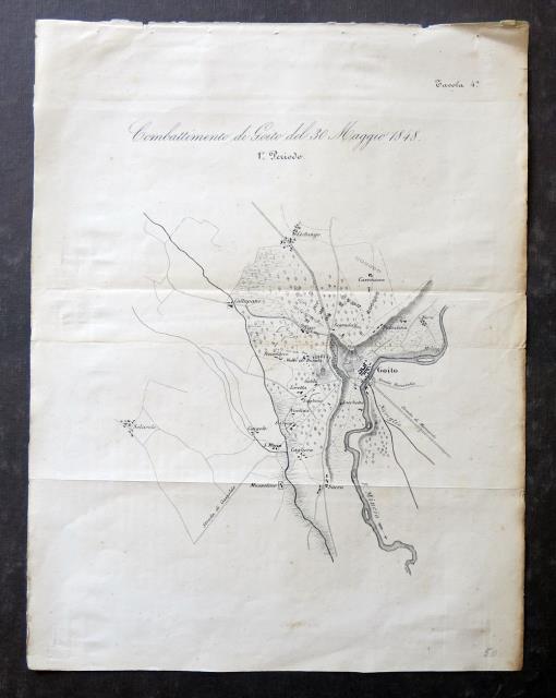 LA FARINA. Combattimento di Goito del 30 maggio 1848. 1° Periodo.