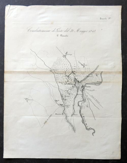 LA FARINA. Combattimento di Goito del 30 maggio 1848. 2° Periodo.