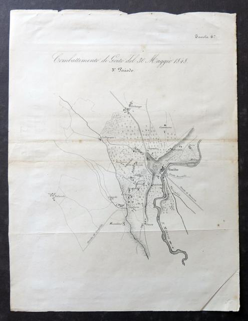 LA FARINA. Combattimento di Goito del 30 maggio 1848. 3° Periodo.