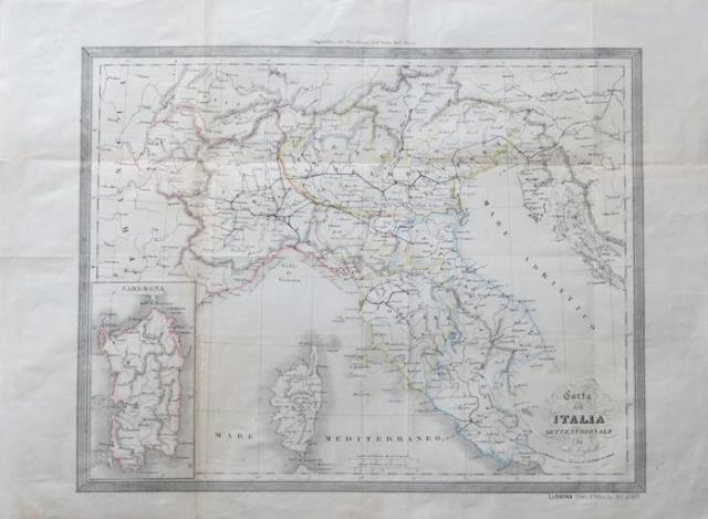 LA FARINA. Carta dell’Italia Settentrionale.