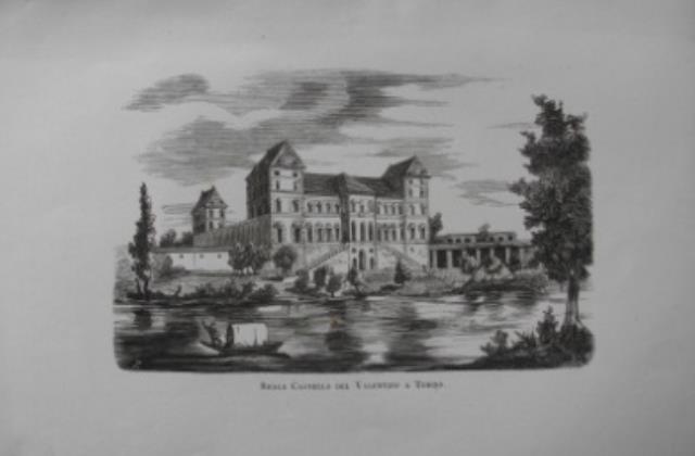 ANONIMO. Reale Castello del Valentino a Torino.