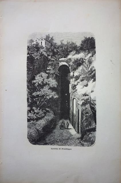 ANONIMO. Grotta di Posillipo.