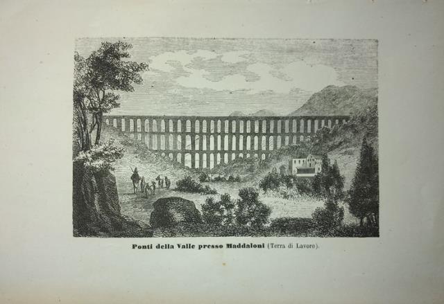 ANONIMO. Ponti della Valle presso Maddaloni (Terra di Lavoro).
