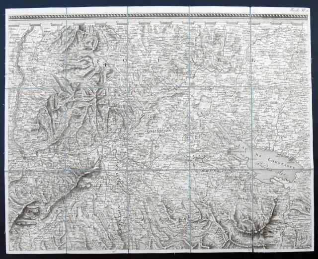 BORDIGA, GAUDENZIO. Helvetique avec Basilea e le Lac de Costance (Svizzera).