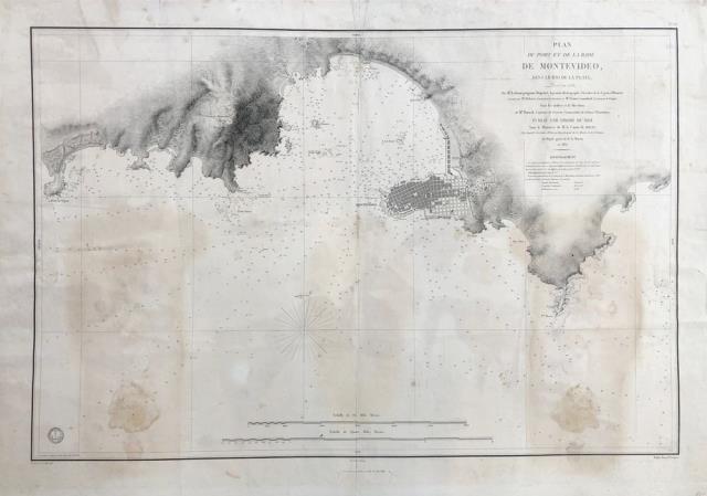 COLLIN, F. Plan du Port e de la Rade de Montevideo, dans le Rio de la Plata...