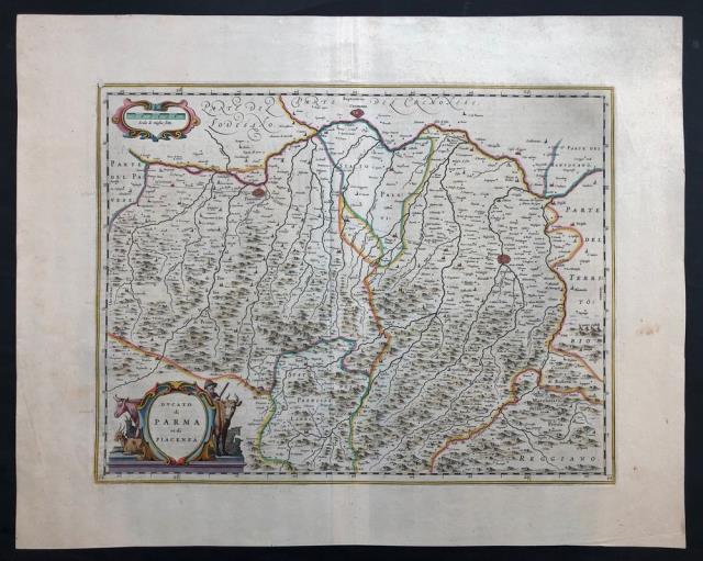 BLAEU, JOHN et CORNELIUS. Ducato di Parma et di Piacenza.