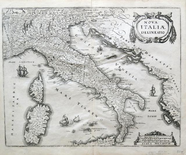 MERIAN, MATTHAUS. Nova Italiae delineatio.