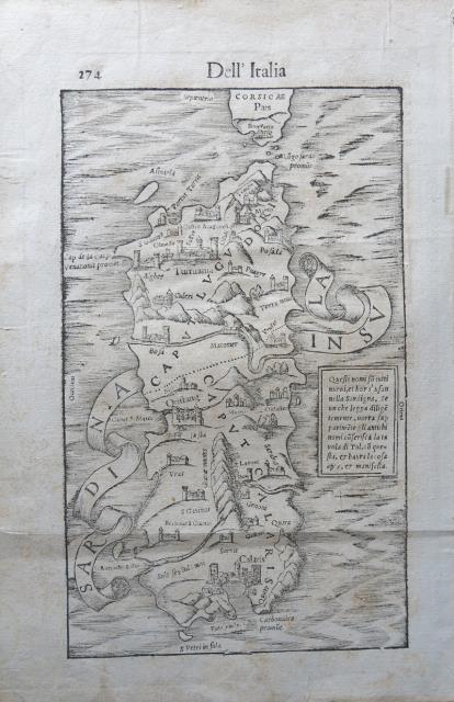 MUNSTER, SEBASTIAN. Sardinia Insula.