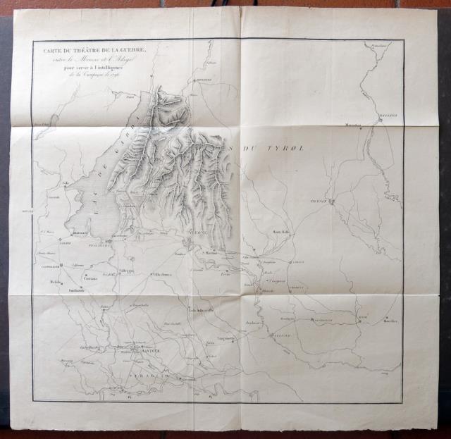 Carte du Theatre de la Guerre, entre le Mincio et l'Adige pour servir à...