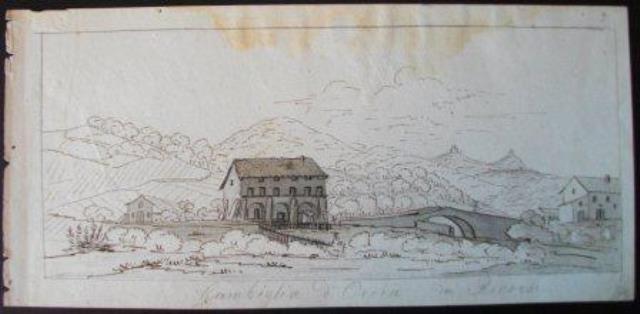 ANONIMO. Campiglia d'Orcia da Ricorsi.