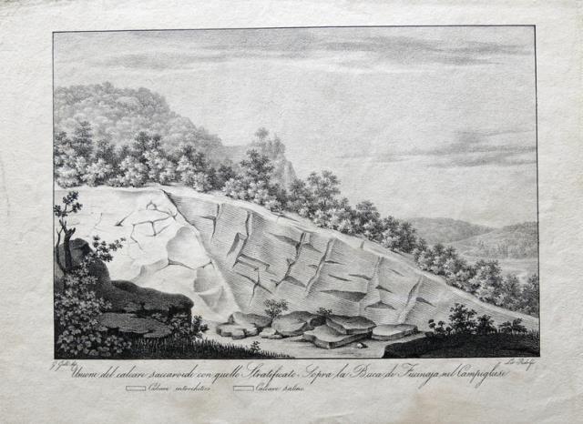 GALLI, G. - RIDOLFI. Unione del calcare saccaroide con quello stratificato...