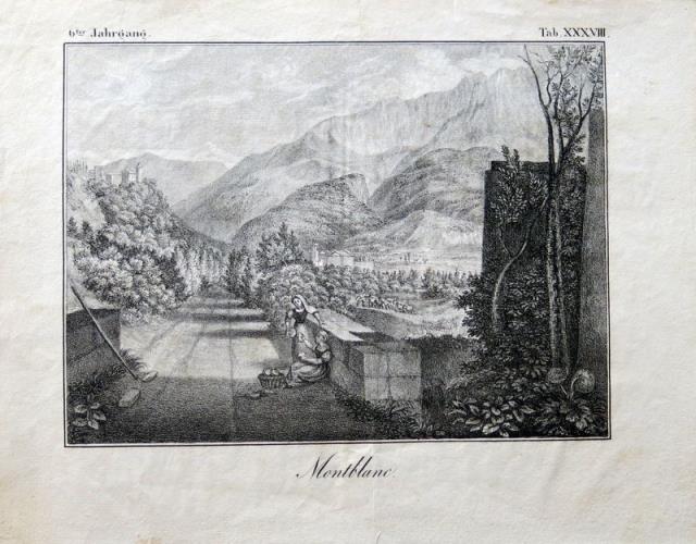 ANONIMO. Montblanc (Montebianco).