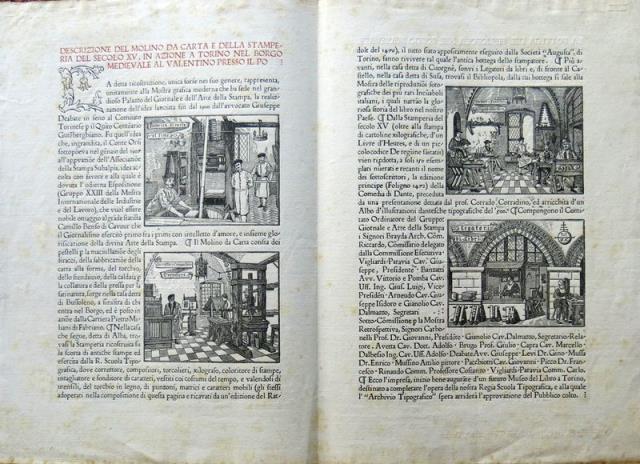 ARCHIVIO TIPOGRAFICO TORINESE. Qualche succinta notizia sulla Stamperia e sul...