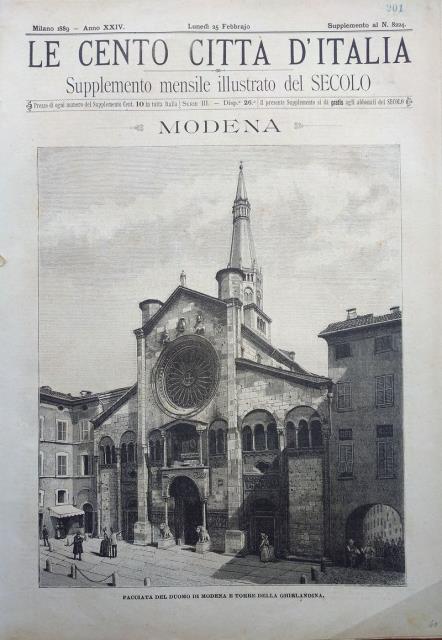 AA.VV. Le Cento Città d’Italia. Modena.
