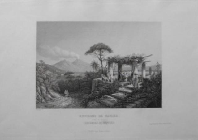 FURNE - THOMAS. Environs de Naples (Vue de Vesuve).