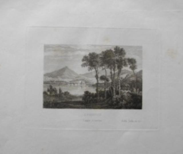 FROMMEL, CARL. Avernus. Lago Averno.
