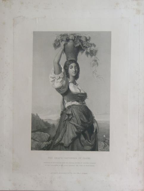 METZMACHER – LEHMANN, RODOLPH. The Grape – Gatherer of Capri.