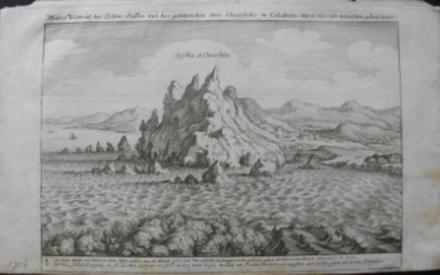 MERIAN, MATTHEUS. Scylla et Charybdis (Scilla e Cariddi).