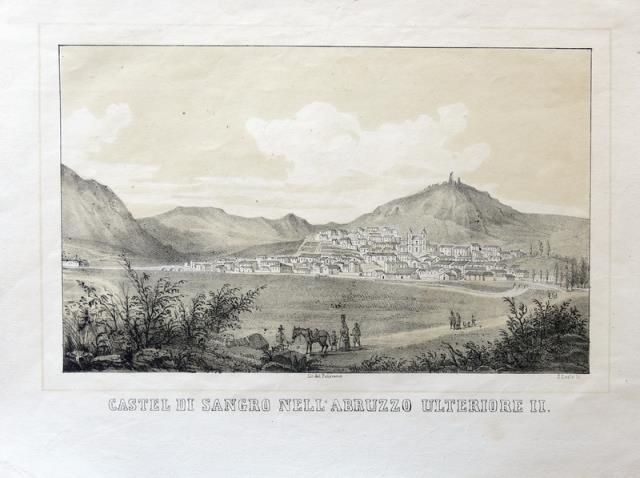LEALE, S. - POLIORAMA. Castel di Sangro nell’Abruzzo Ulteriore II.