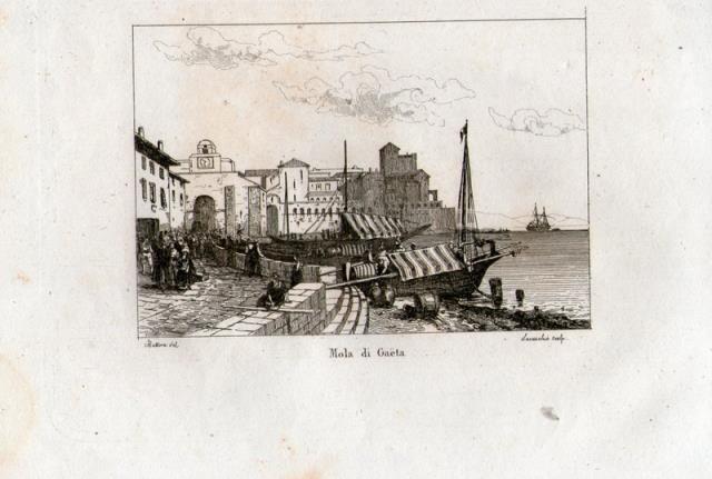ANONIMO (Firma corsiva non leggibile). Mola di Gaeta.