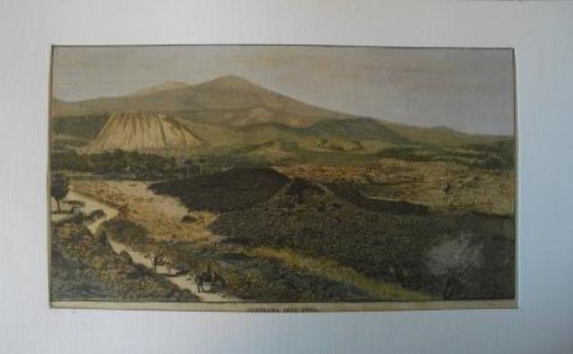 CENTO CITTÀ D'ITALIA. Catania. Panorama dell'Etna.