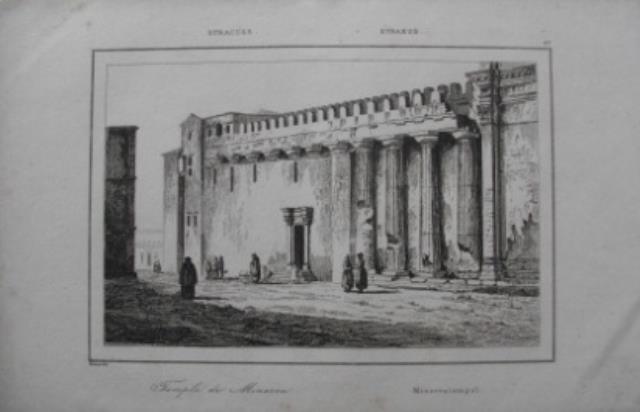 ITALIE PITTORESQUE. Temple de Minerve.