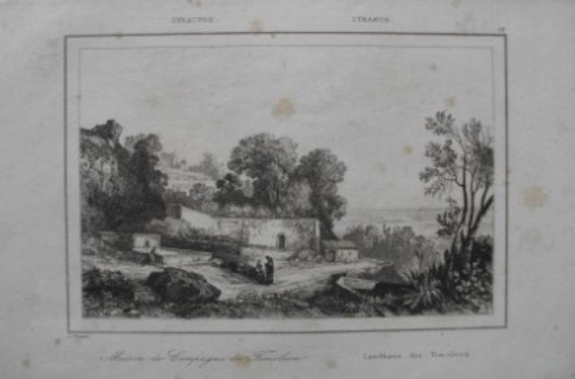 ITALIE PITTORESQUE. Maison de campagne de Timoleon.