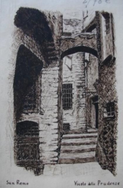 HUBER & LERNER. San Remo. Vicolo delle Prudenze.