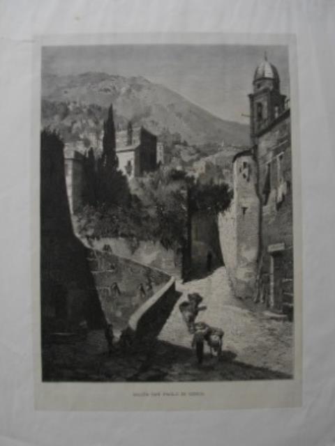 KADEN, WALDEMAR. Salita San Paolo in Genua.