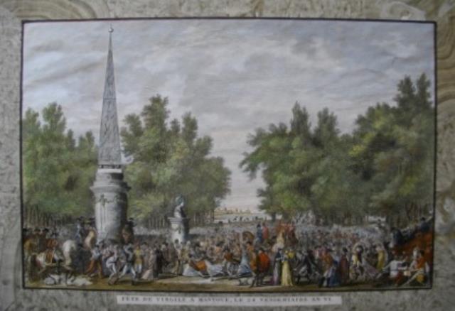 VERNET, CARLE. Fete de Virgile a Mantoue, le 24 Vendemiaire An VI (Mantova).