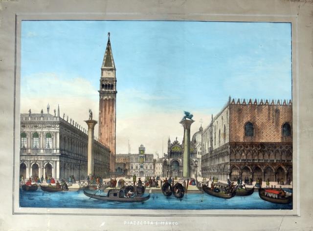 ANONIMO. Piazzetta San Marco.