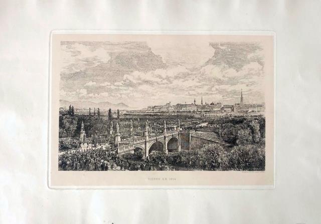 ANONIMO. Vienne en 1854.