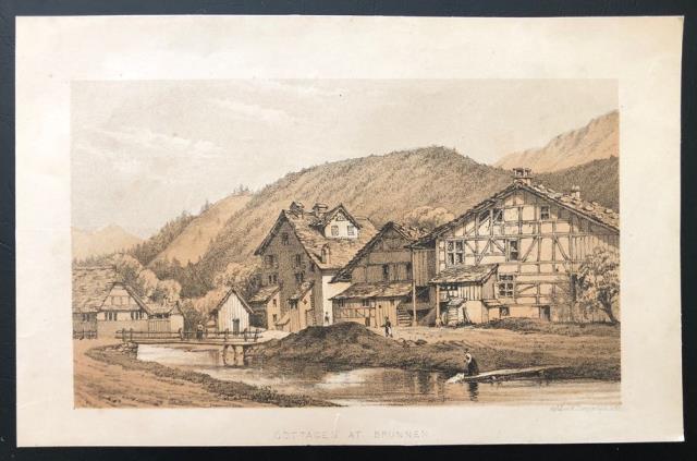 DANGERFIELD. Cottages as Brunnen.