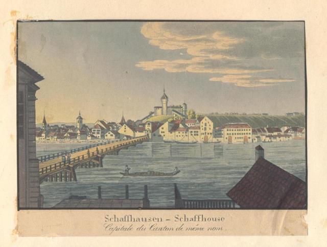 ANONIMO. Schaffausen / Schaffhouse.